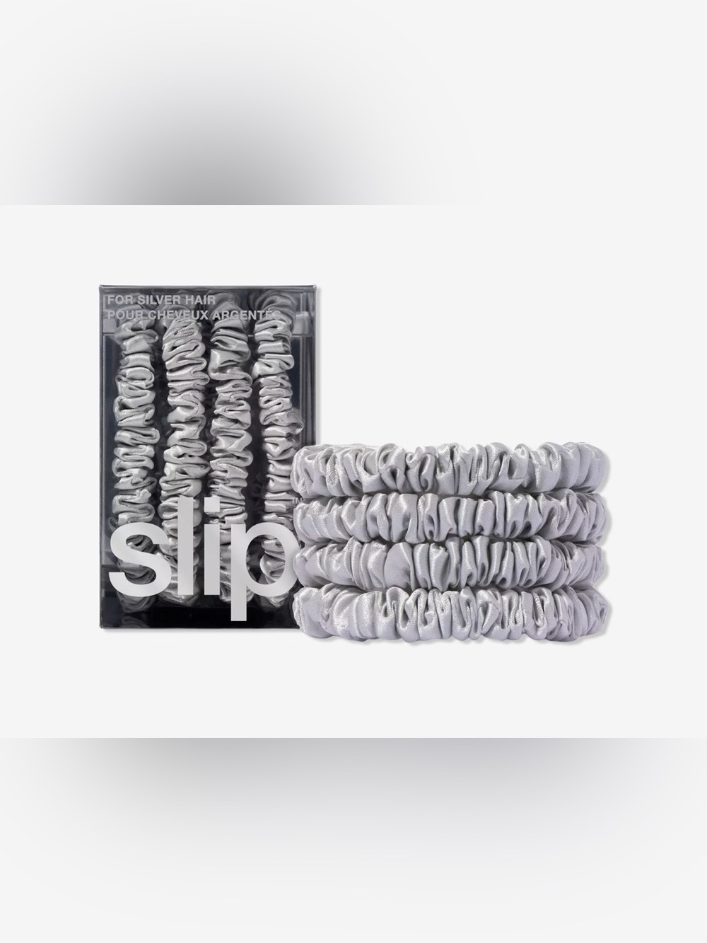 NEW Slip Pure Silk Skinny Scrunchies 4pc Set